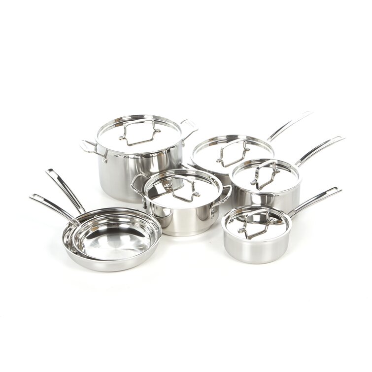 Cuisinart Multiclad Pro 12 Piece Stainless Steel Cookware Set